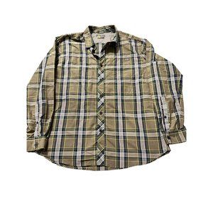 Men’s Eddie Bauer Classic fit Plaid Button‎ up Size L